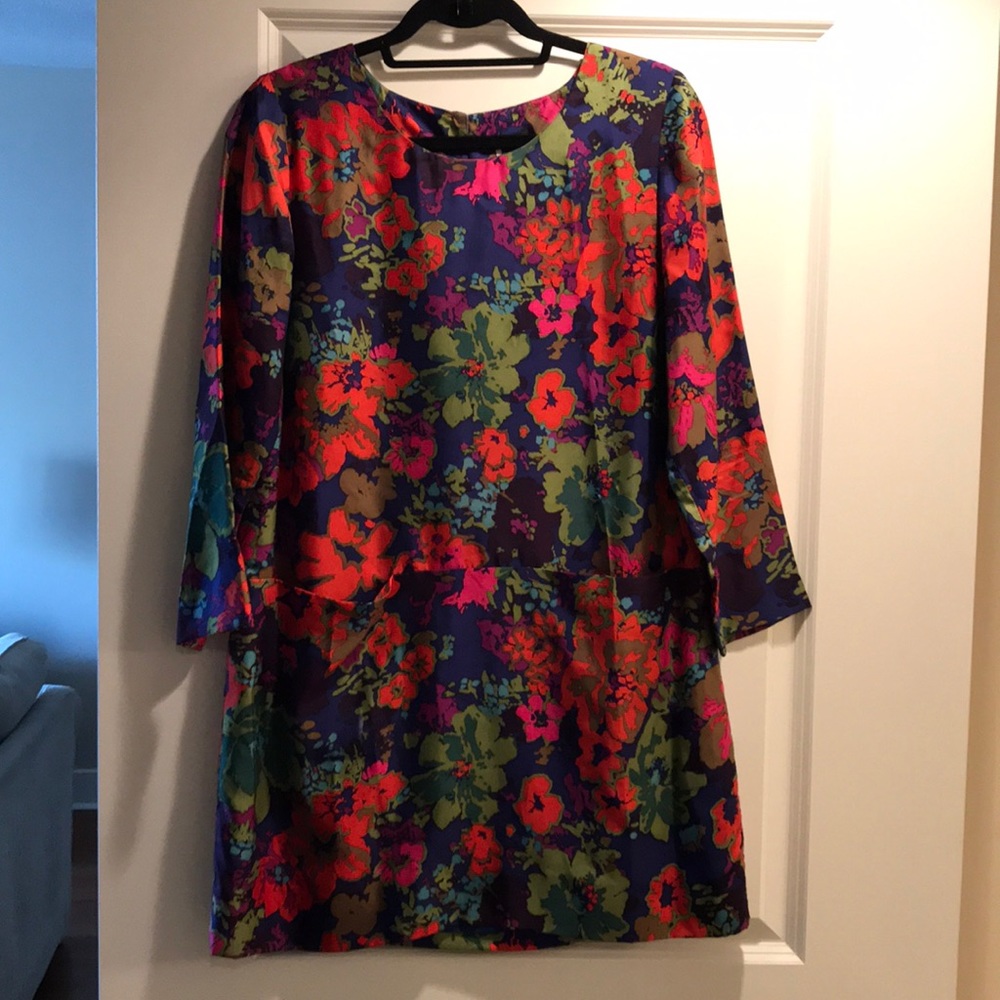 Jcrew women’s floral shift dress